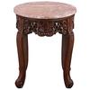 Design Toscano Chantret Marble-Topped Hardwood Side Table DY230